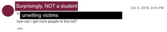 When Email Attacks: Academic Chain Letter Edition When Email Attacks: Academic Chain Letter Edition