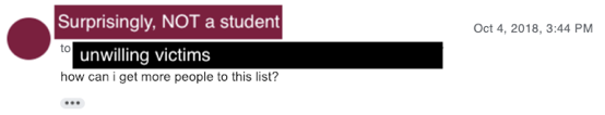 When Email Attacks: Academic Chain Letter Edition When Email Attacks: Academic Chain Letter Edition