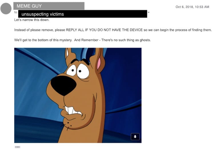 When Email Attacks: Academic Chain Letter Edition When Email Attacks: Academic Chain Letter Edition