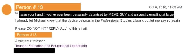When Email Attacks: Academic Chain Letter Edition When Email Attacks: Academic Chain Letter Edition
