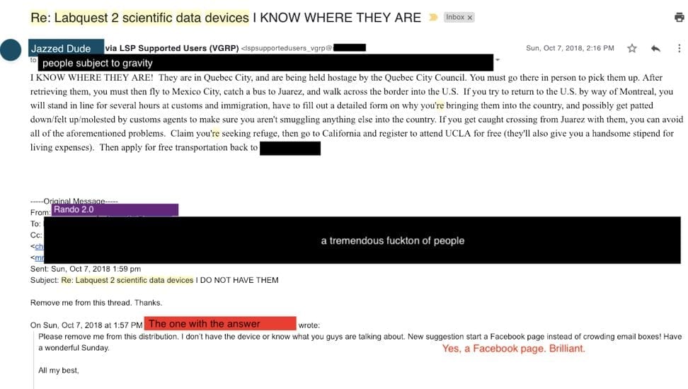 When Email Attacks: Academic Chain Letter Edition When Email Attacks: Academic Chain Letter Edition