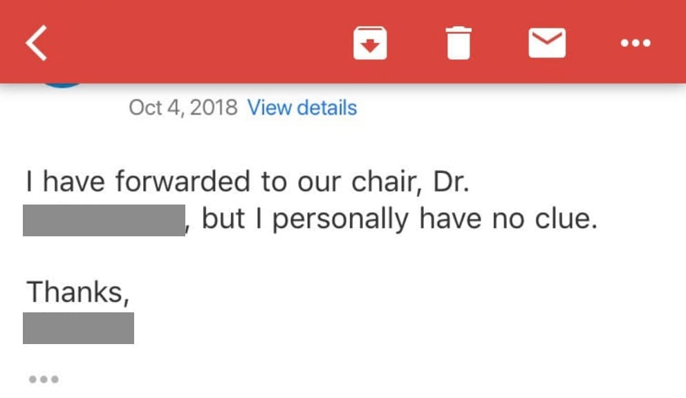 When Email Attacks: Academic Chain Letter Edition When Email Attacks: Academic Chain Letter Edition