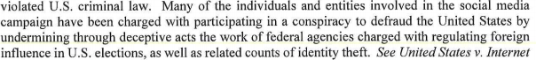 Mueller Report - Russians Used Social Media to Conduct "Information Warfare" Mueller Report - Russians Used Social Media to Conduct "Information Warfare"