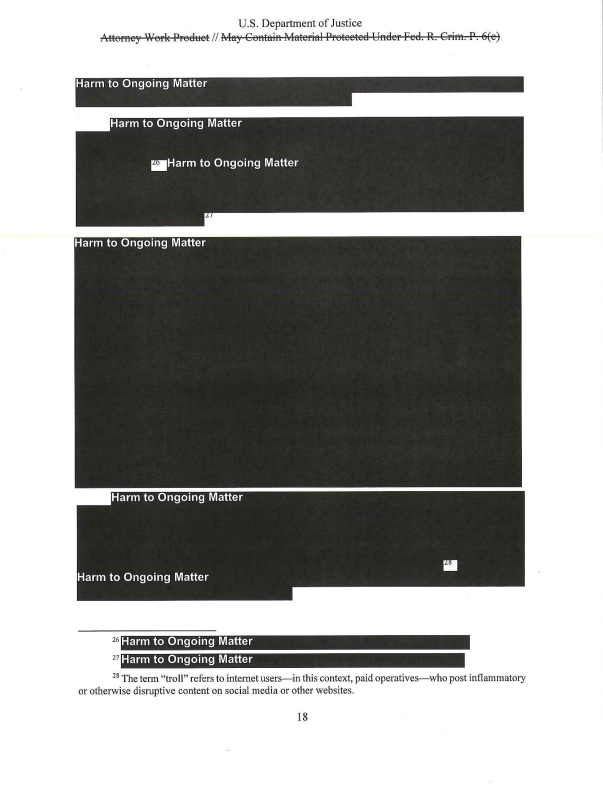 Mueller Report - Russians Used Social Media to Conduct "Information Warfare" Mueller Report - Russians Used Social Media to Conduct "Information Warfare"