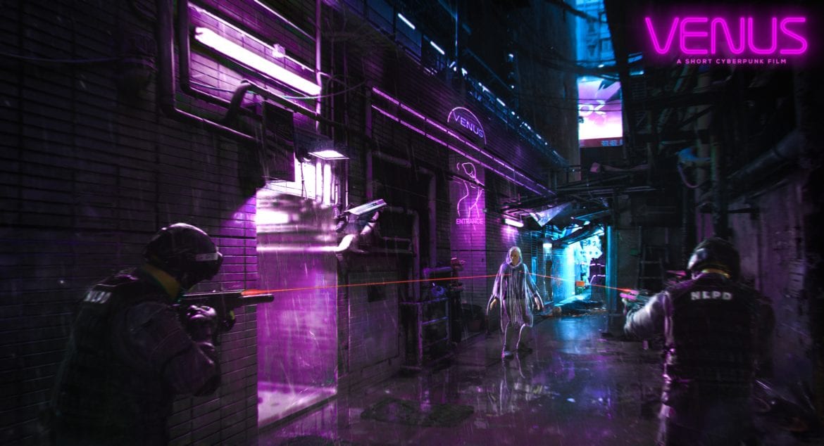 Venus – A Short Cyberpunk Film – Cyberpunks.com – Main Artwork