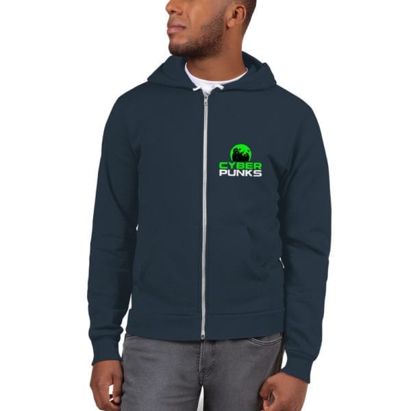 Cyberpunks.com Zip Up Hoodie Sweater