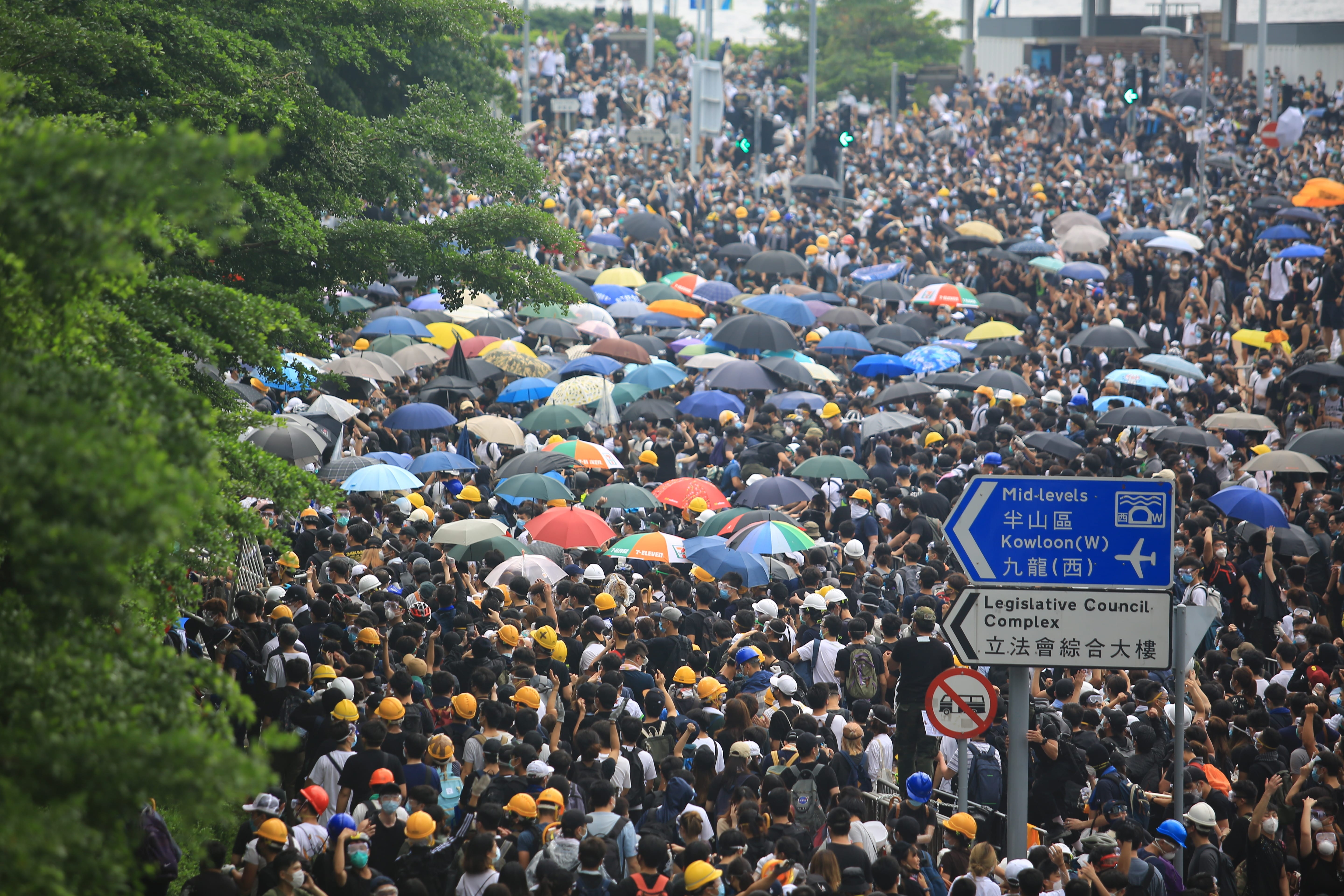 hong kong protest cyberpunk