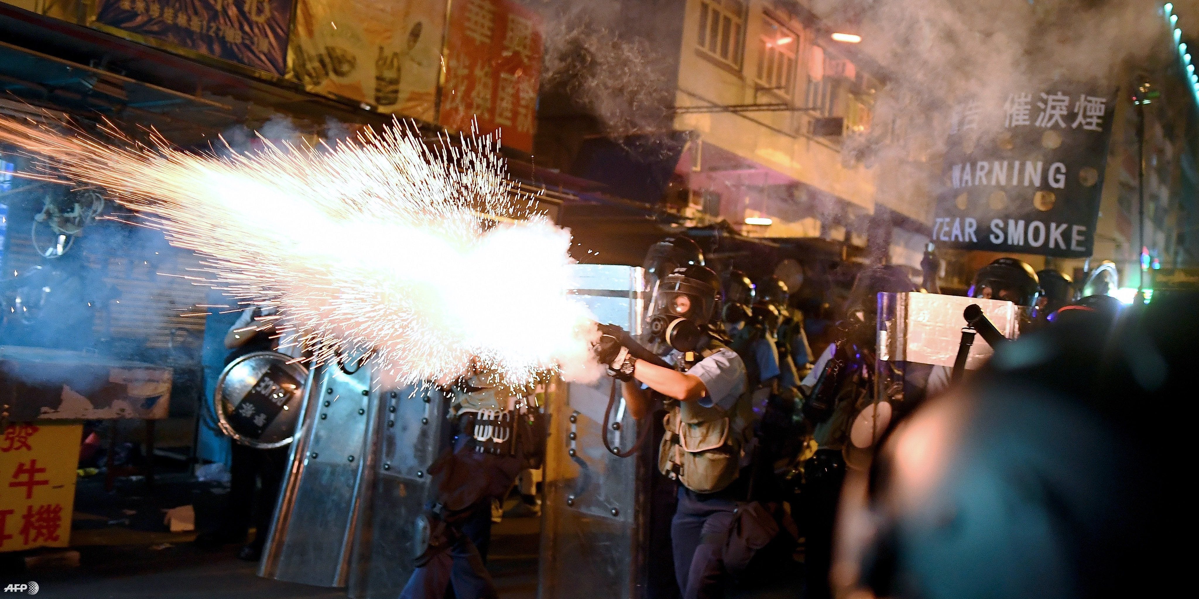 hong kong protest cyberpunks