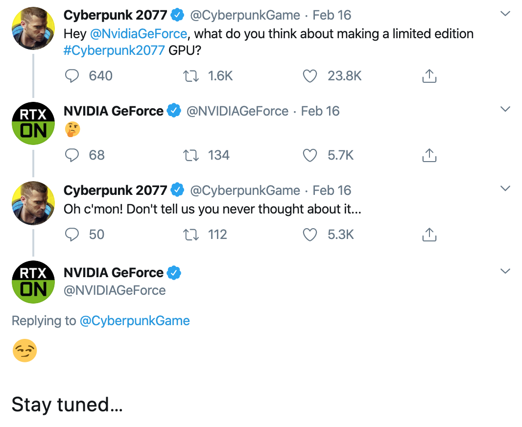NVIDIA Announces Limited Edition GeForce Card for Cyberpunk 2077 NVIDIA Announces Limited Edition GeForce Card for Cyberpunk 2077