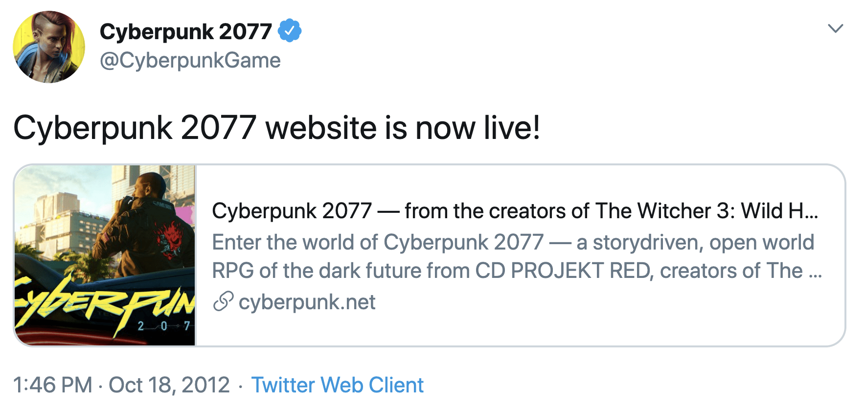 Cyberpunk 2077 Website Is Live!