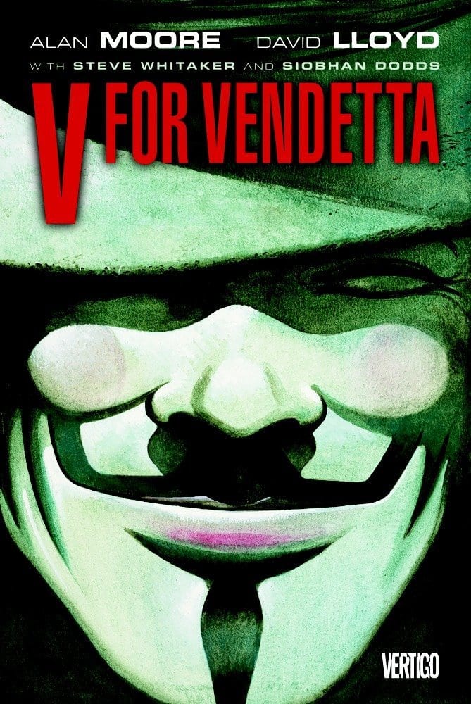 Cover of Alan Moore's V for Vendetta
