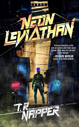 Cover of Neon Leviathan by T.R. Trapper