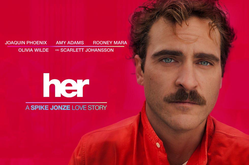 Poster for Spike Jonze' Her, starring Joaquin Phoenix