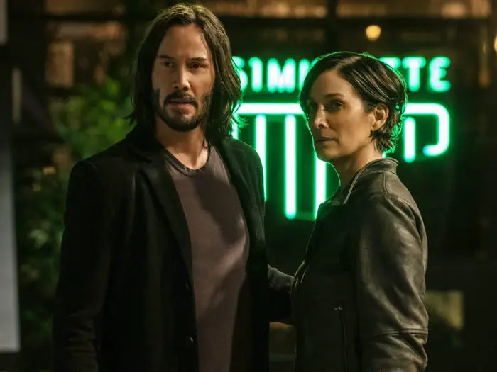 Keanu Reeves and Carrie-Anne Moss return in The Matrix Resurrections